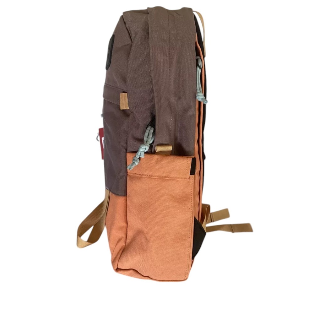 Topo Designs Daypack Classic 20L, Coral/Peppercorn – Water-Resistant Backpack - Picture 3 of 6
